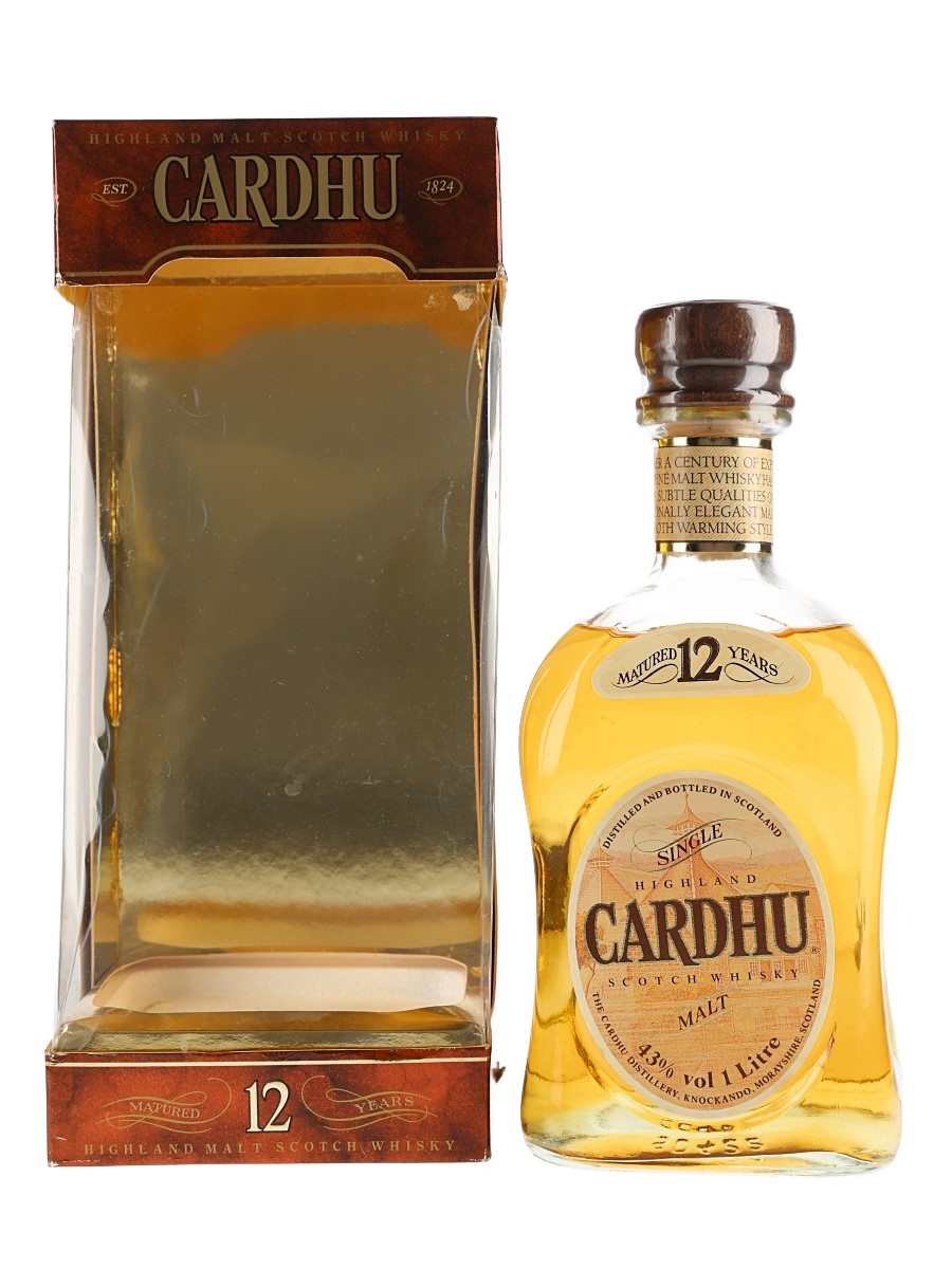Cardhu 12 Year Old Bottled 1980s 100cl / 43%