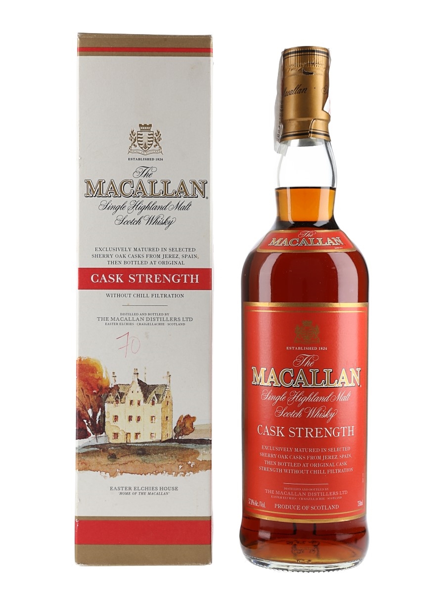 旧ラベルThe Macallan Cask Strength 58.2% Macallan Cask Strength - Lot 146215 - Buy/Sell Macallan