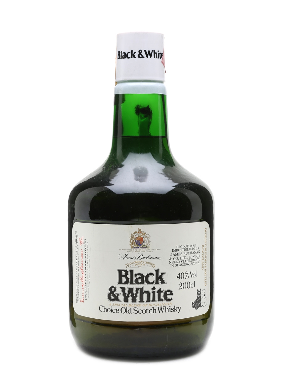 Black & White Bottled 1970s 200cl / 40%