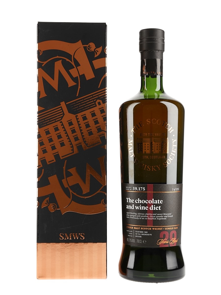 SMWS 39.175 The Chocolate And Wine Diet Linkwood 1989 29 Year Old 70cl / 49.1%