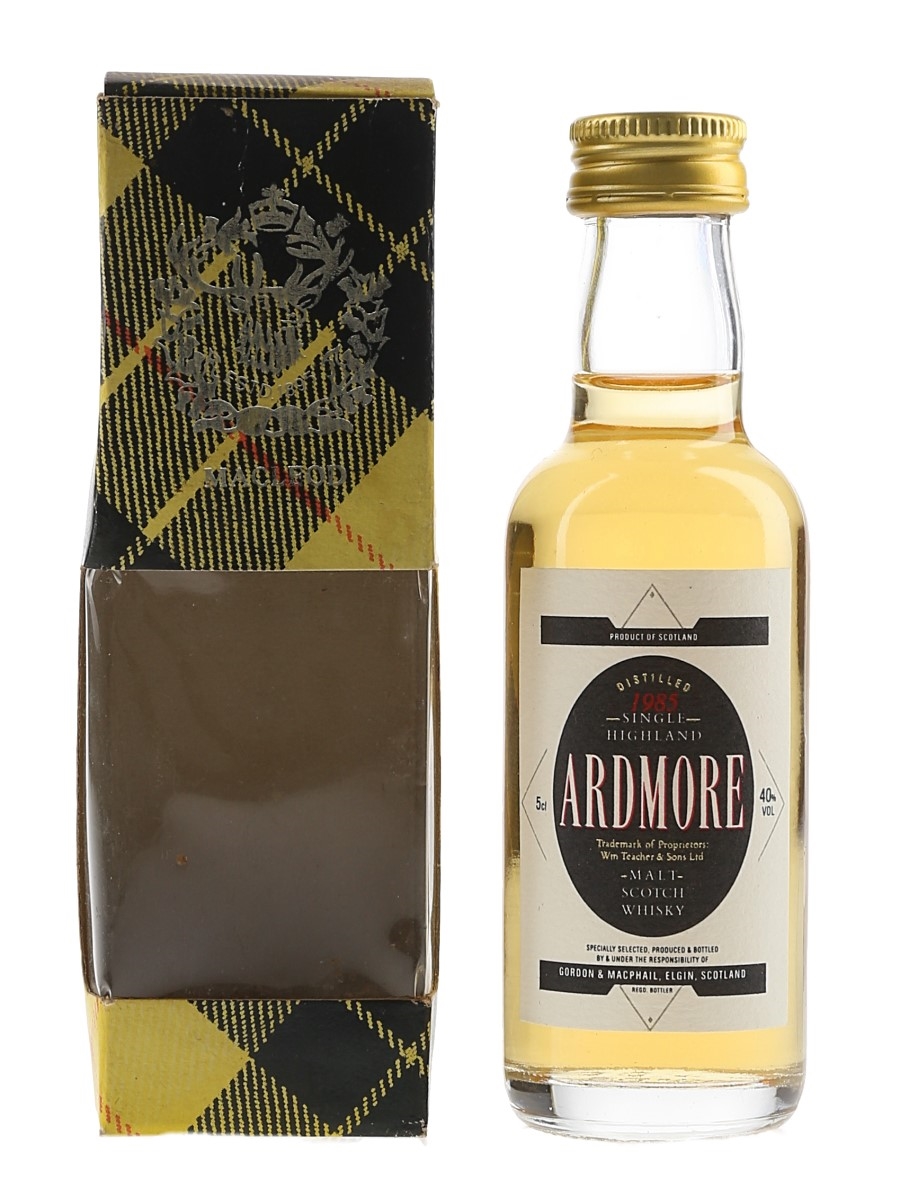Ardmore 1985 Bottled 2000s- Gordon & MacPhail 5cl / 40%