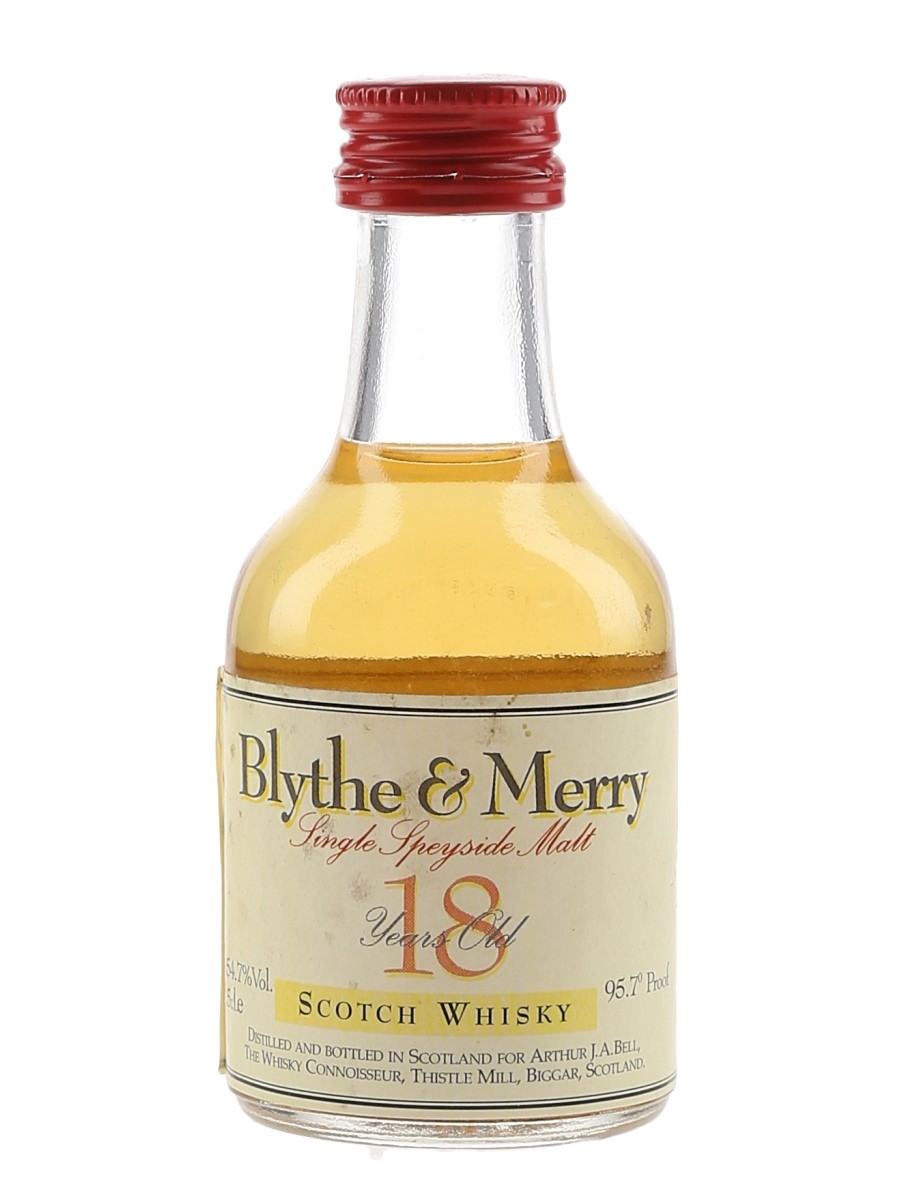 Balvenie 1975 18 Year Old Blythe & Merry The Whisky Connoisseur - The Robert Burns Collection 5cl / 54.7%