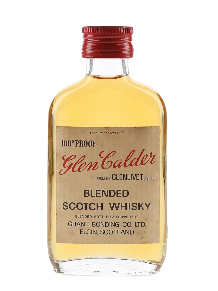 Glen Calder 100 Proof Bottled 1970s-1980s 5cl / 57%