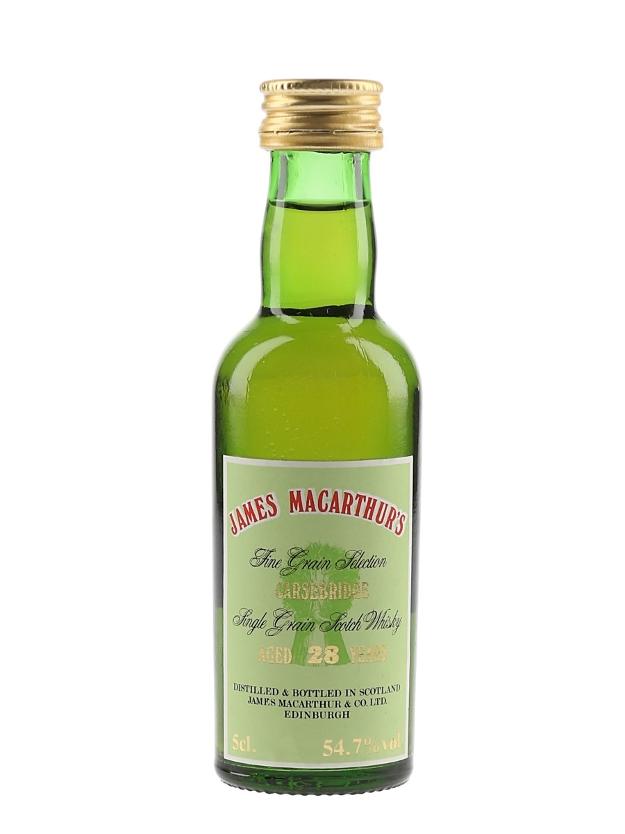 Carsebridge 28 Year Old Bottled 1991 - James MacArthur 5cl / 54.7%