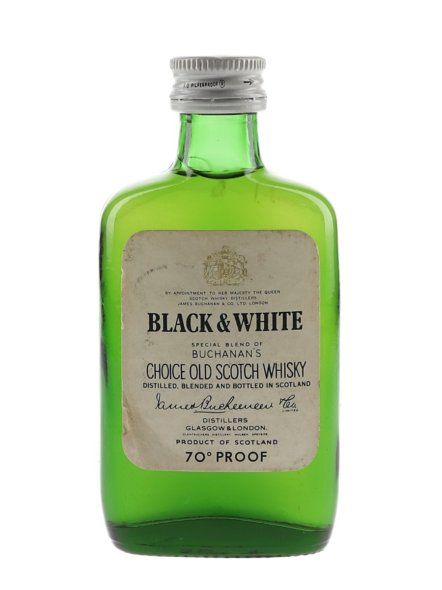 Black & White Buchanan's Bottled 1970s 5cl / 40%