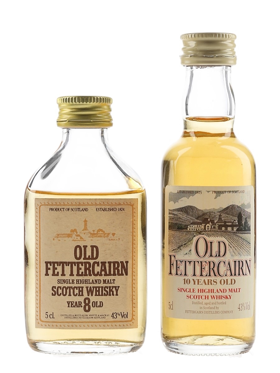 Old Fettercairn 10 & 8 Year Old - Lot 147098 - Buy/Sell Highland