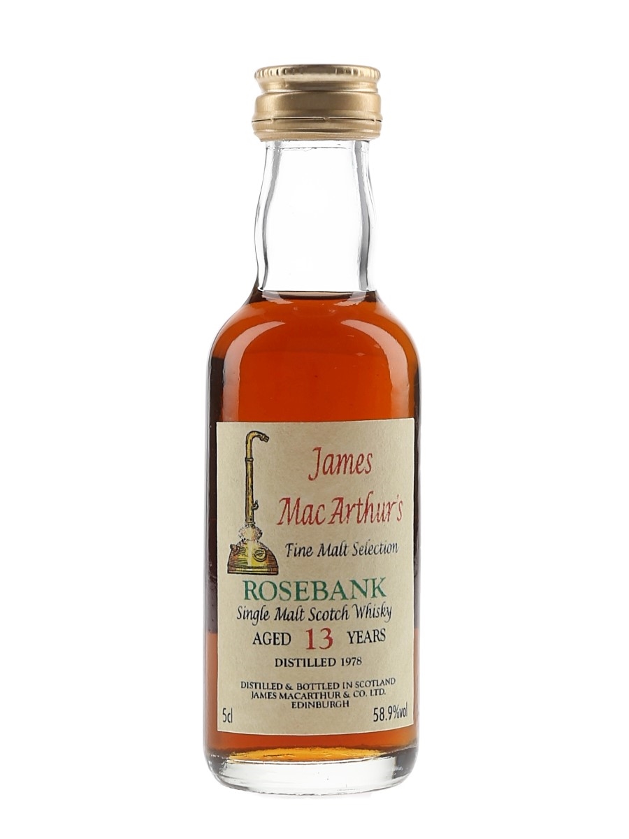 Rosebank 1978 13 Year Old Bottled 1993 - James MacArthur's 5cl / 58.9%
