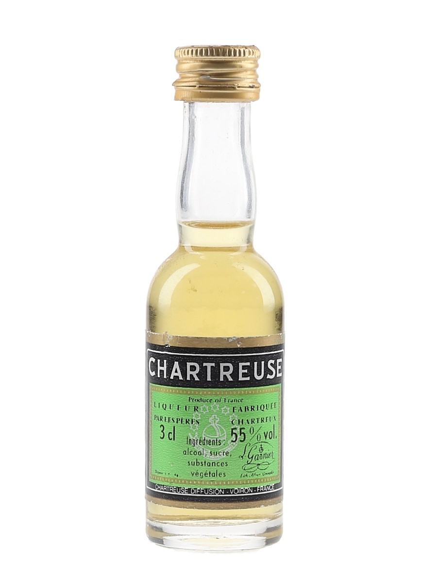 Charteuse Green Bottled 1980s - Voiron 3cl / 55%