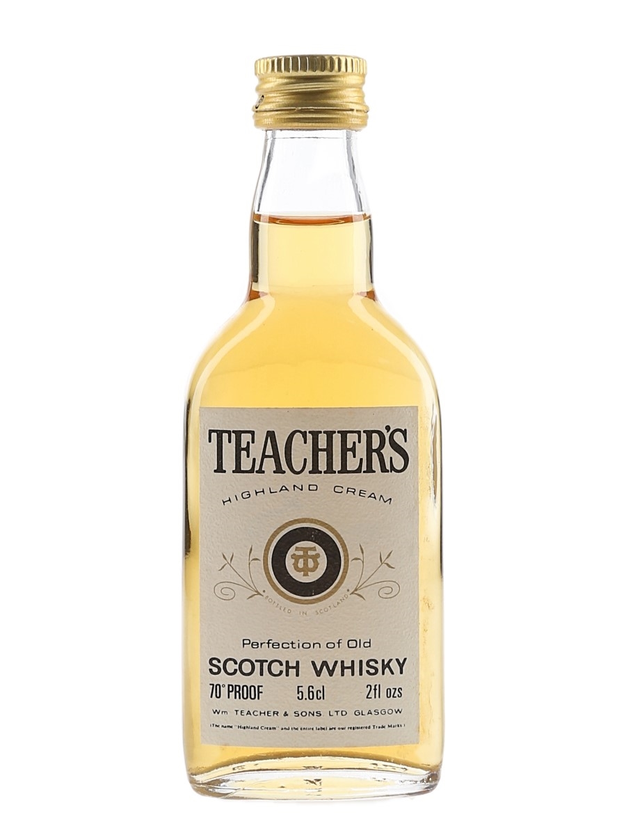 Teacher's Highland Cream Bottled 1970s 5.6cl / 40%