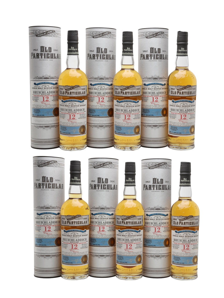 Bruichladdich 2002 12 Year Old Bottled 2014 - Wine Source Group 6 x 70cl / 48.4%