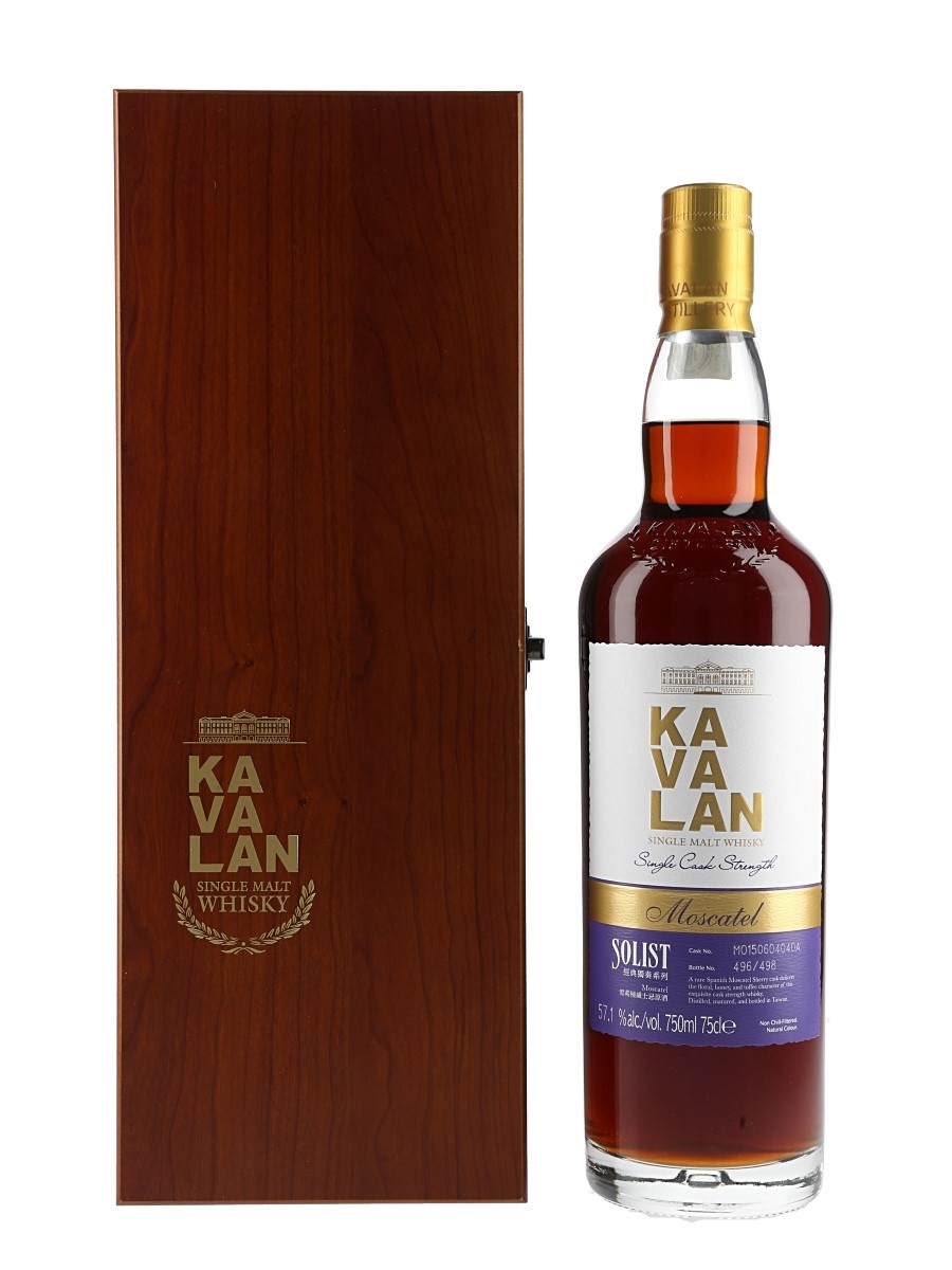 Kavalan Solist Moscatel Distilled 2015, Bottled 2021 70cl / 57.1%