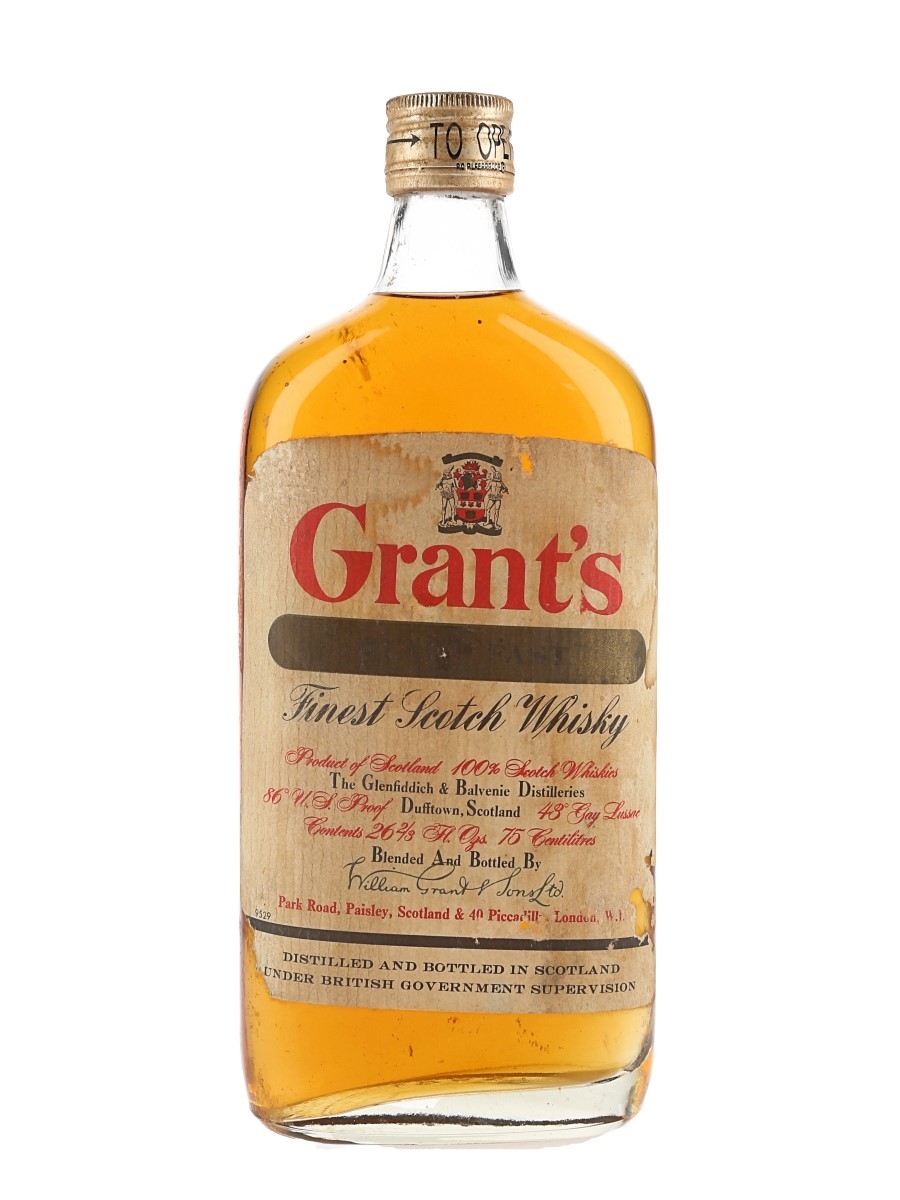 Grant's Standfast Bottled 1960s 75cl / 43%