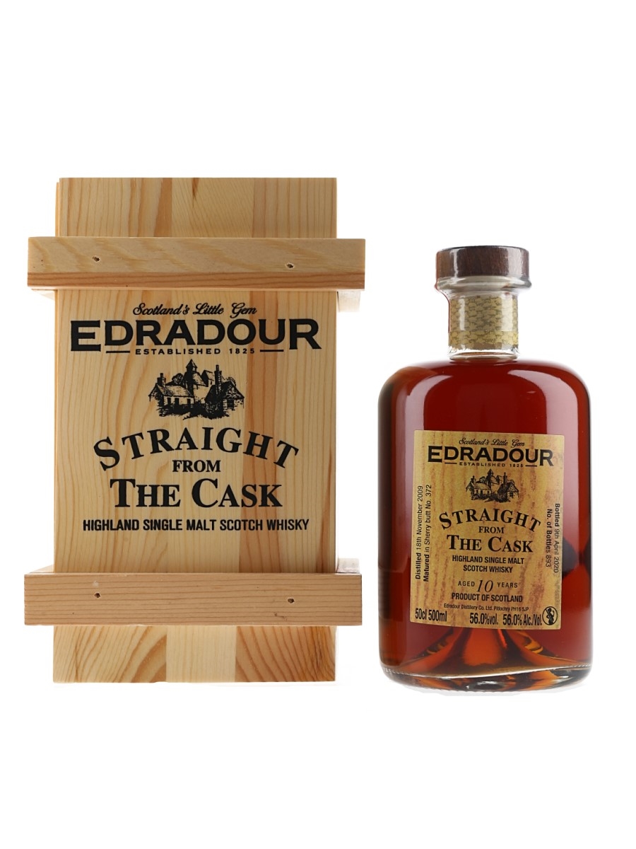 Edradour 2009 10 Year Old Straight From The Cask Bottled 2020 50cl / 56%