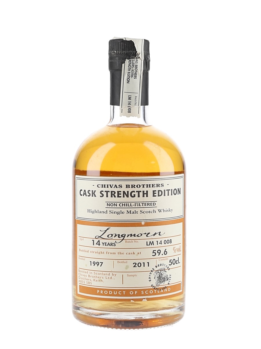 Longmorn 1997 14 Year Old Cask Strength Edition Bottled 2011 - Chivas Brothers 50cl / 59.6%