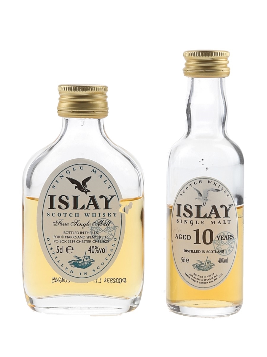 Islay Single Malt 10 Year Old Marks & Spencer 2 x 5cl / 40%