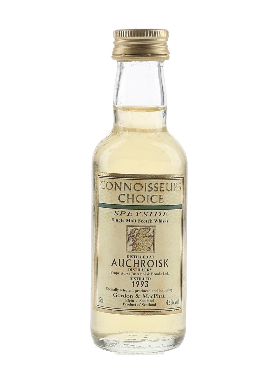 Auchroisk 1993 Connoisseurs Choice Bottled 2000s - Gordon & MacPhail 5cl / 43%