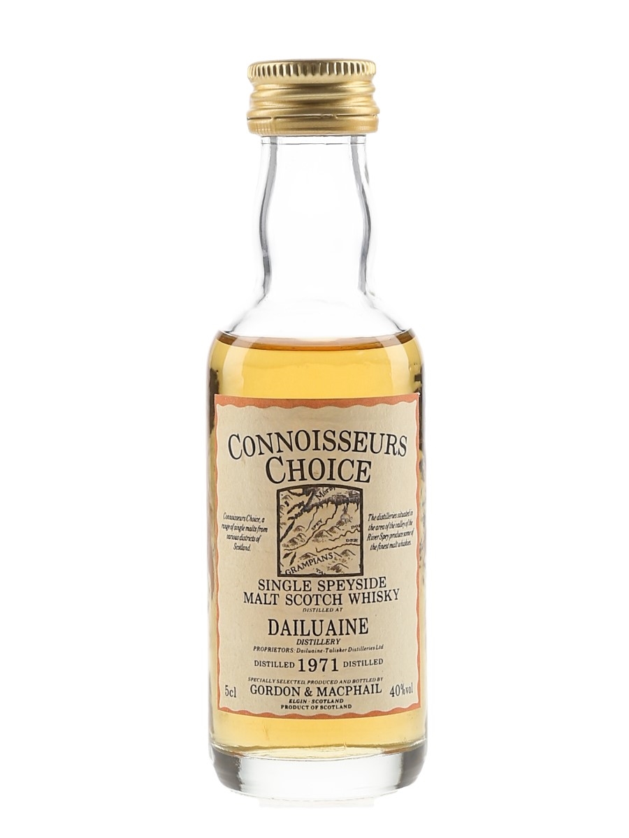 Dailuaine 1971 Connoisseurs Choice Bottled 1990s - Gordon & MacPhail 5cl / 40%