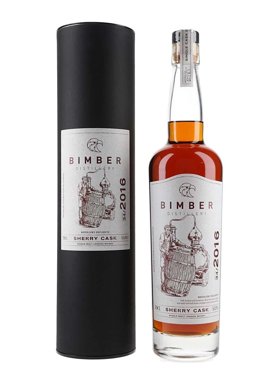 Bimber Distillery Sherry Cask 34-2016 Bottled 2019 - Single Cask Exclusive 70cl / 53.9%