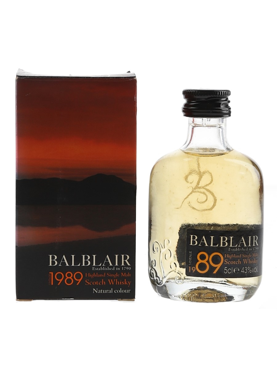 Balblair 1989 Bottled 2007 5cl / 43%