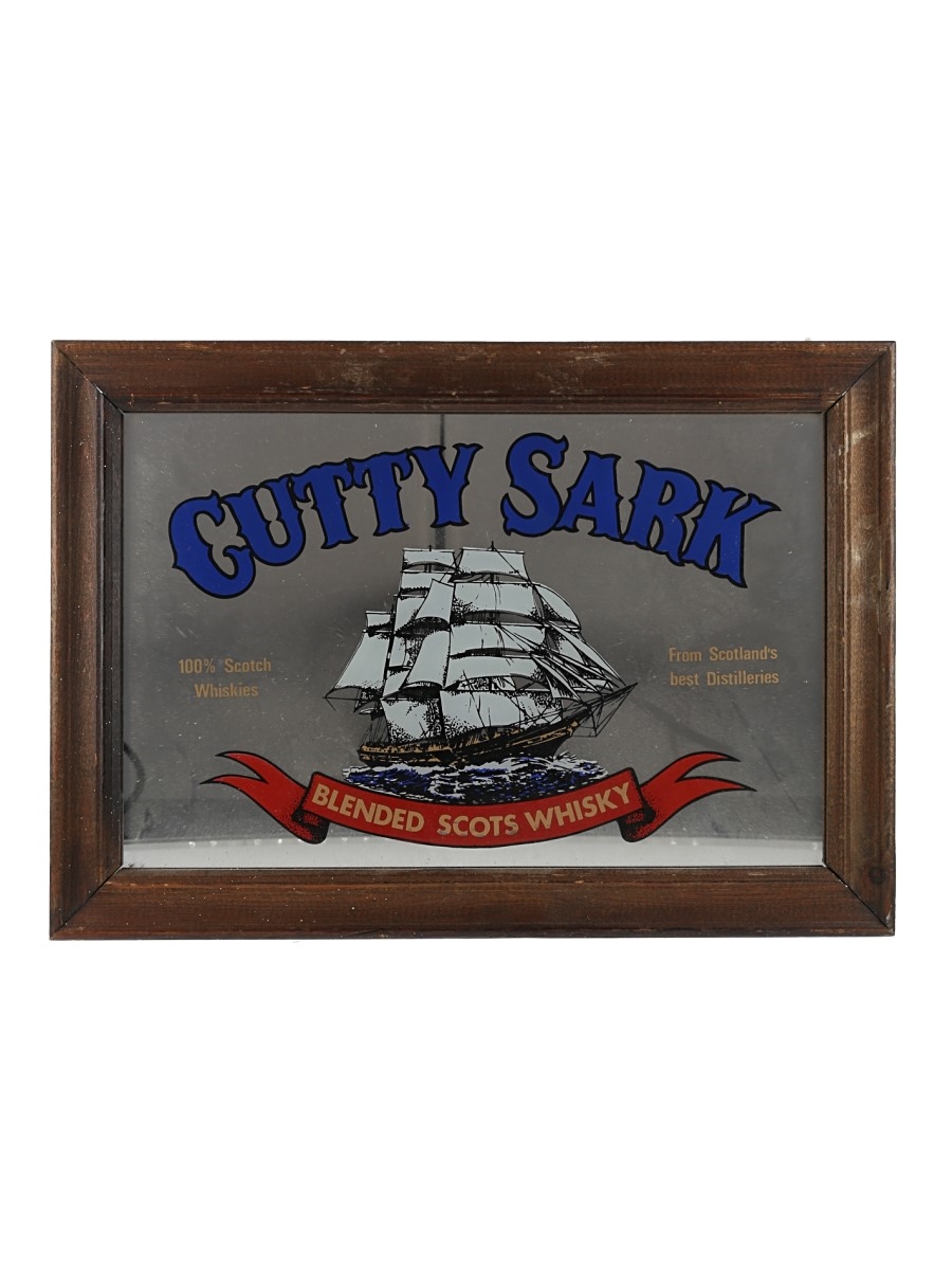 Cutty Sark Whisky Mirror  30cm x 22cm