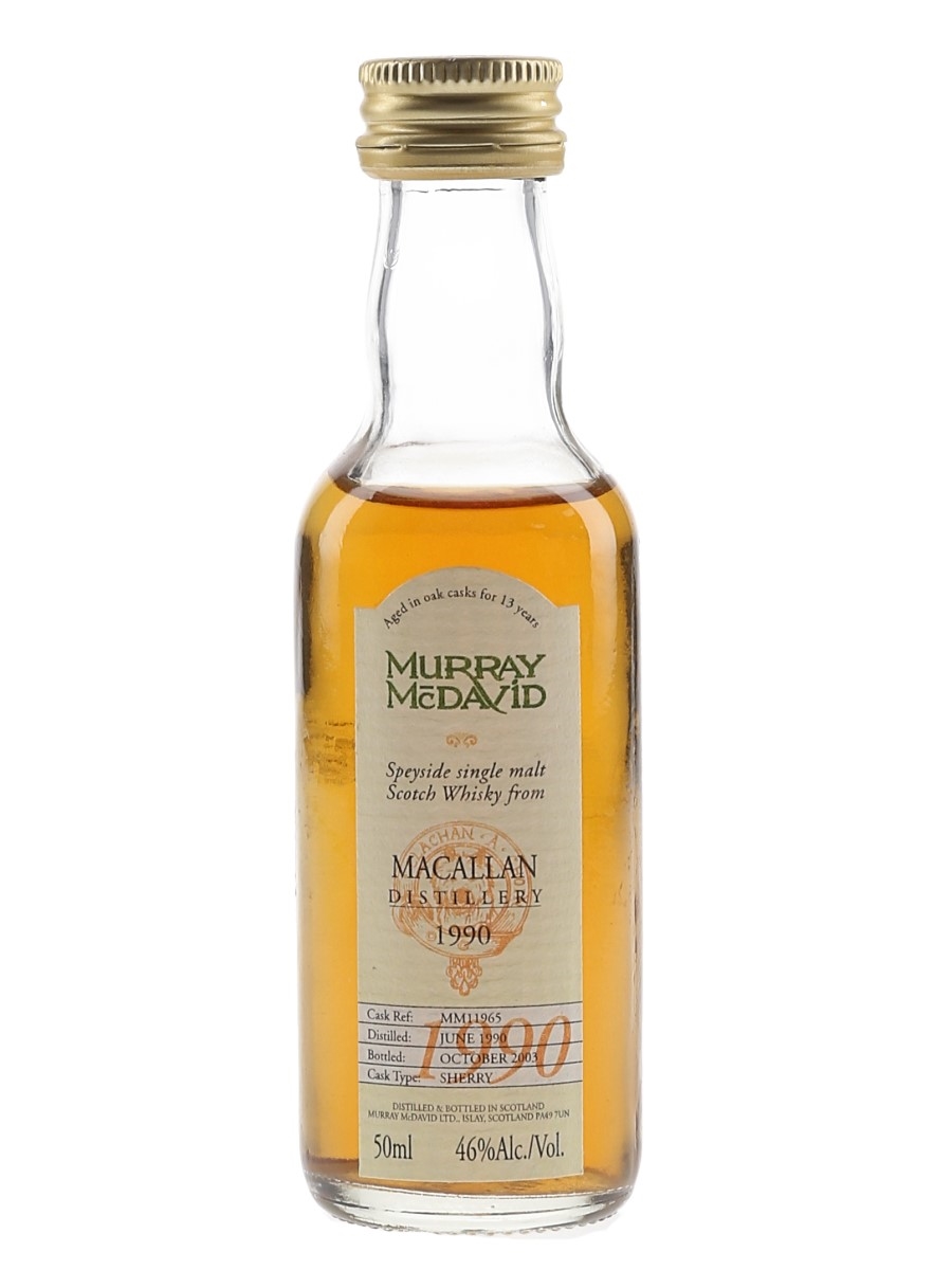 Macallan 1990 13 Year Old Cask MM11965 Bottled 2003 - Murray McDavid 5cl / 46%
