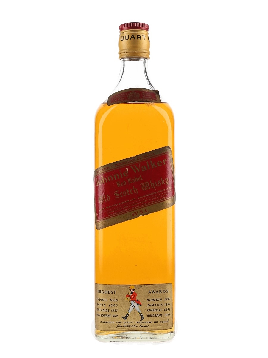 Johnnie Walker Red Label Bottled 1970s-1980s 75cl / 43%