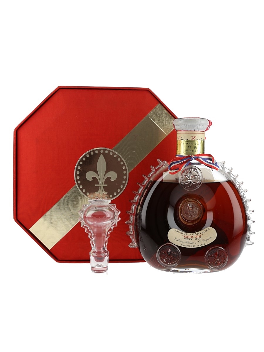 Remy Martin Louis XIII Decanter Baccarat Empty Bottle Box Paper