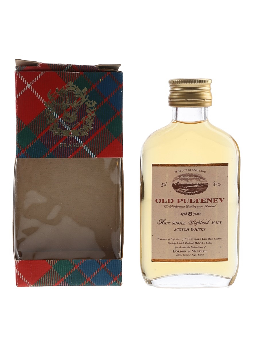 Old Pulteney 8 Year Old Bottled 1990s - Gordon & MacPhail 5cl / 40%