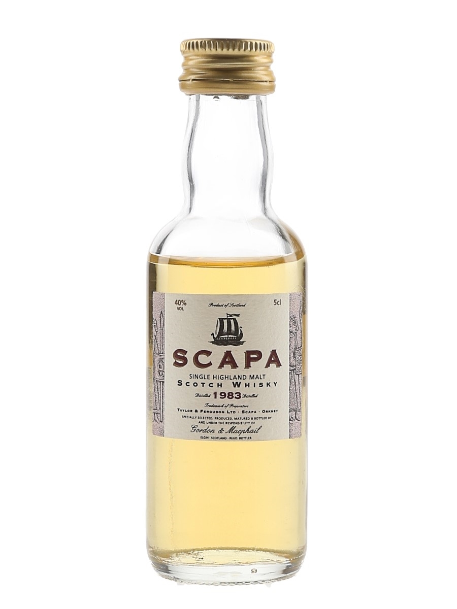Scapa 1983 Bottled 1994 - Gordon & MacPhail 5cl / 40%