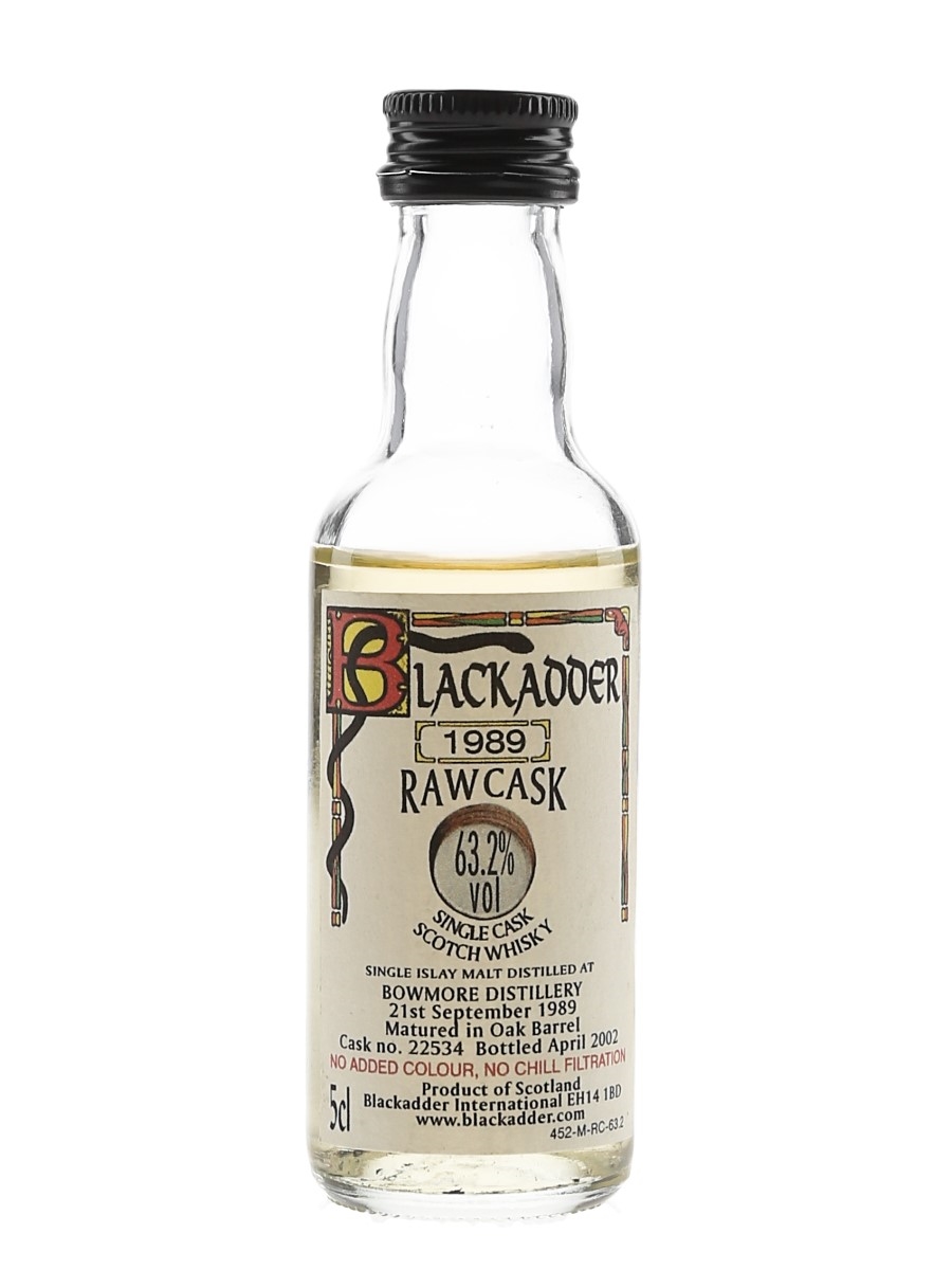 Bowmore 1989 Raw Cask 22534 Bottled 2002 - Blackadder International 5cl / 63.2%