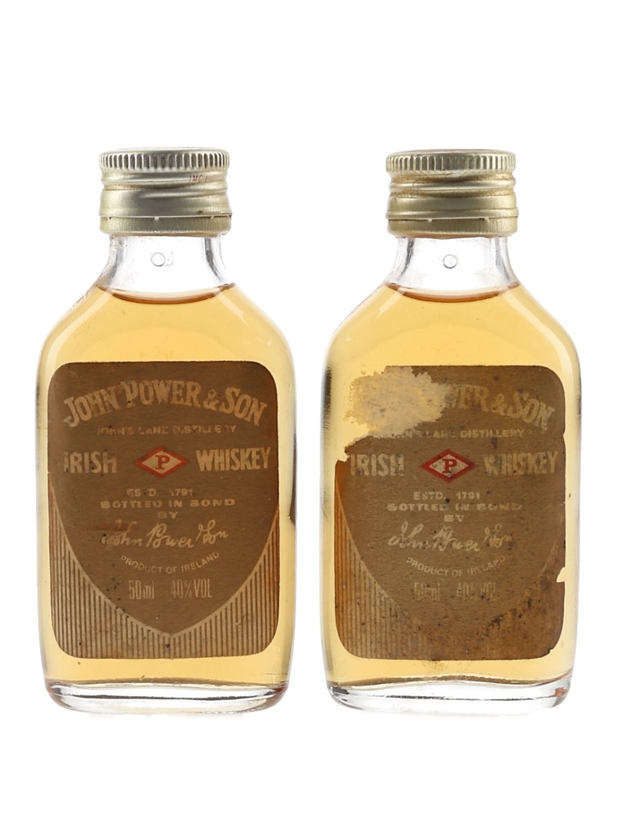 John Power & Son Bottled 1980s 2 x 5cl / 40%