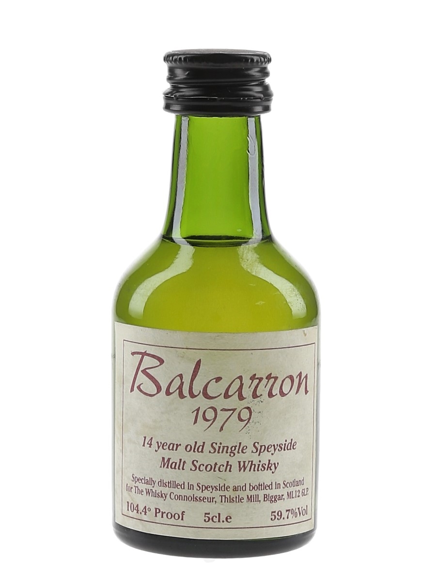 Balcarron 1979 14 Year Old The Whisky Connoisseur 5cl / 59.7%