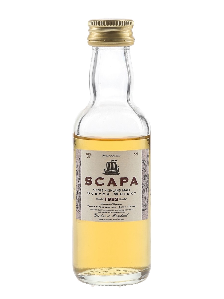 Scapa 1983 Bottled 1993 - Gordon & MacPhail 5cl / 40%