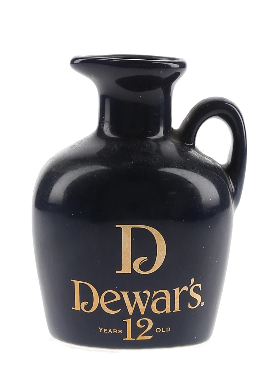 Dewar's 12 Year Old Ceramic Decanter 