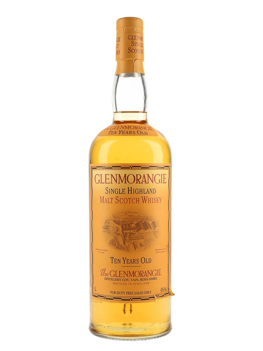 Glenmorangie 10 Year Old Bottled 1990s - 2000s - Duty Free 100cl / 43%