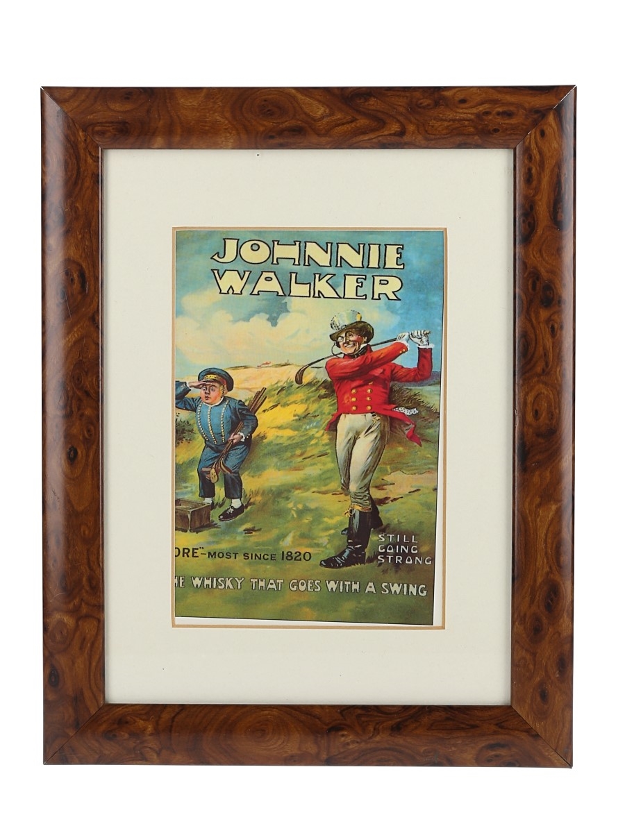 Johnnie Walker Sporting Print Golfing 