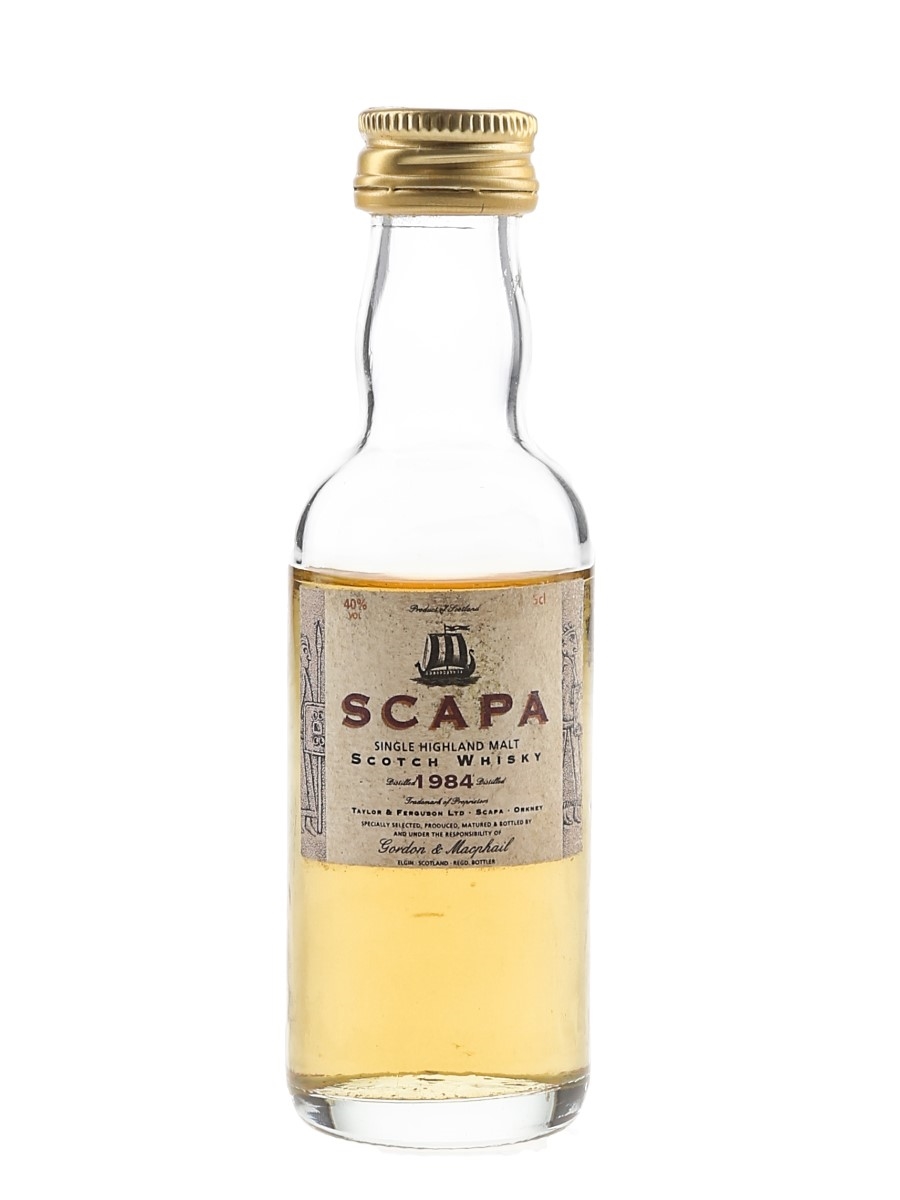 Scapa 1984 Bottled 1994 - Gordon & MacPhail 5cl / 40%