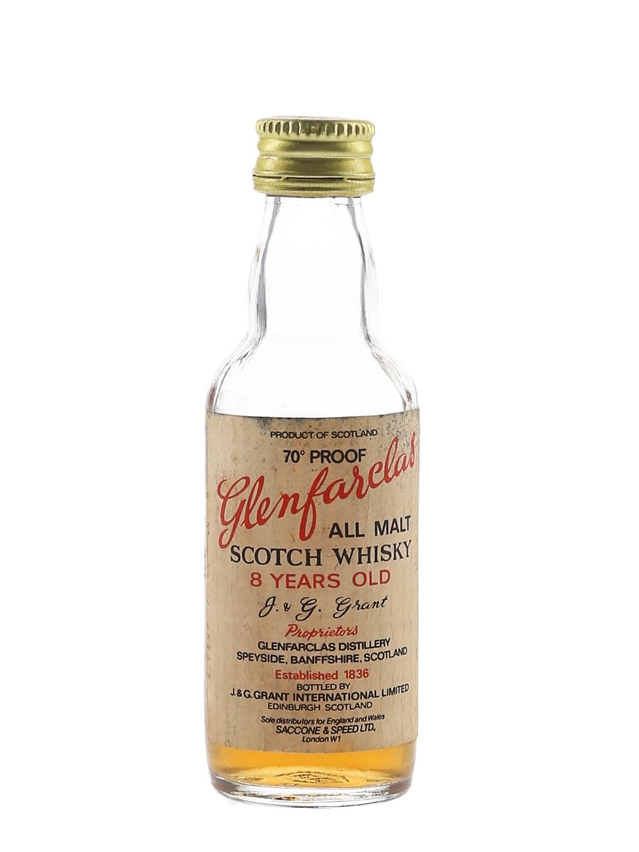 Glenfarclas 8 Year Old Bottled 1970s 5cl / 40%