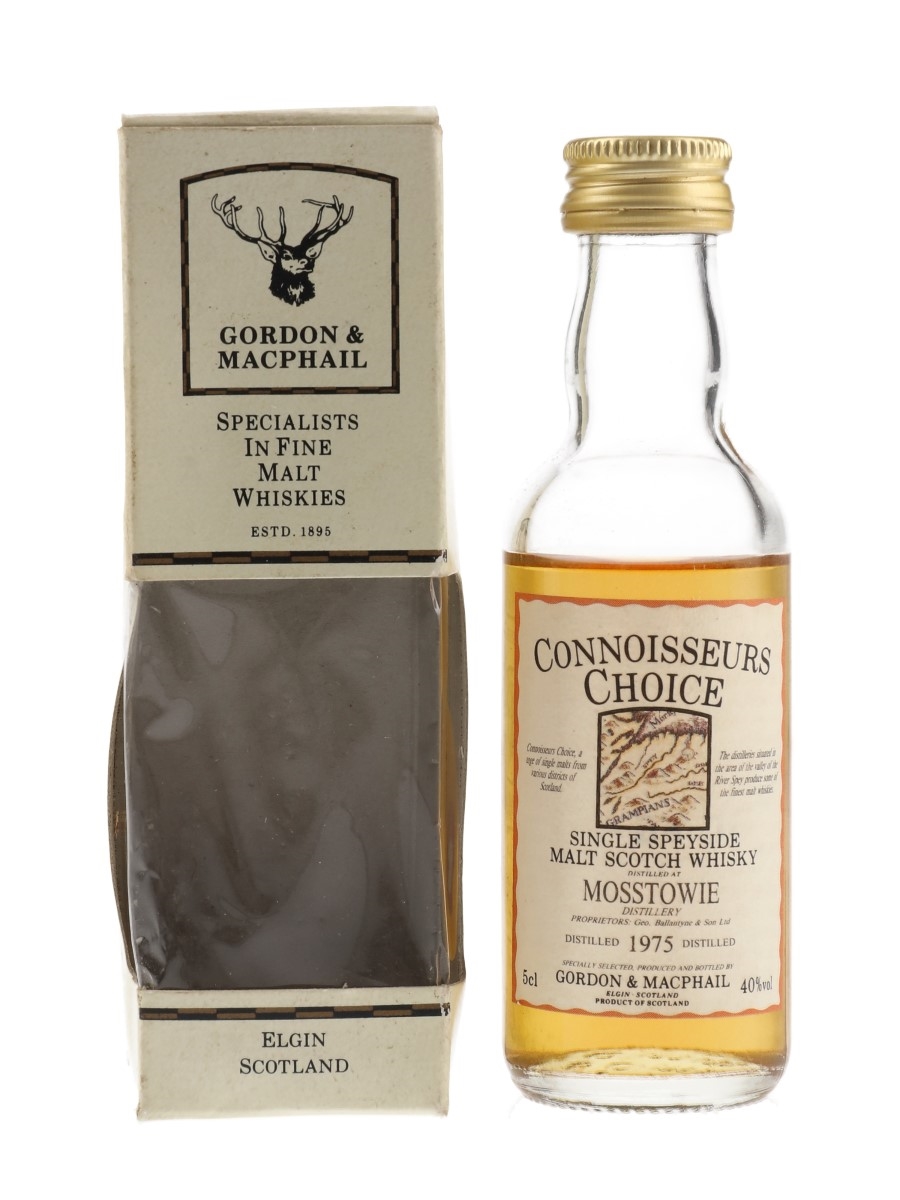 Mosstowie 1975 Connoisseurs Choice Bottled 1990s - Gordon & MacPhail 5cl / 40%
