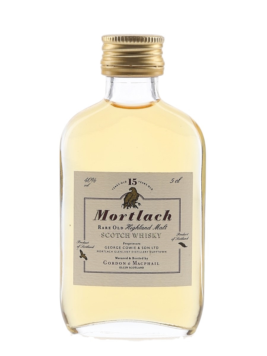 Mortlach 15 Year Old Bottled 1990s - Gordon & MacPhail 5cl / 40%