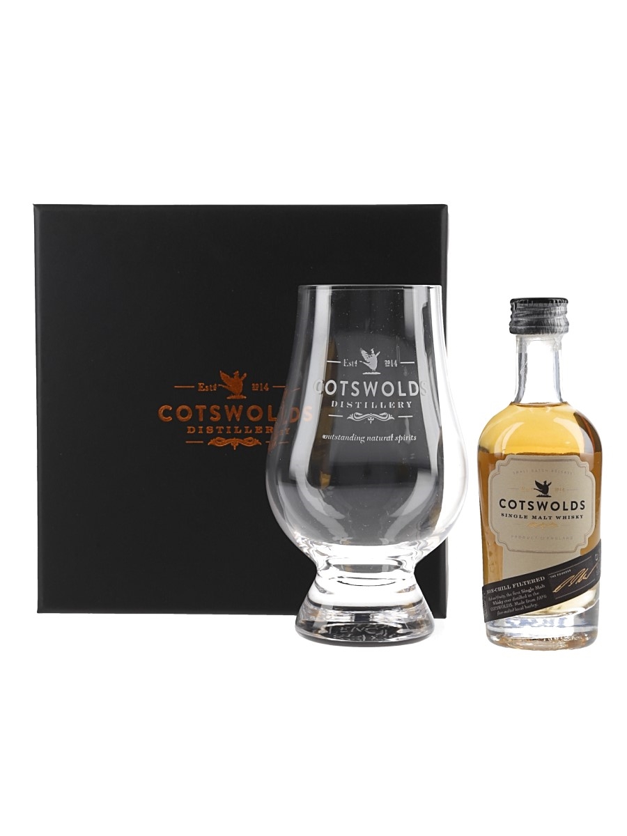 Cotswolds Distillery Glencairn Glass Pack  5cl / 46%