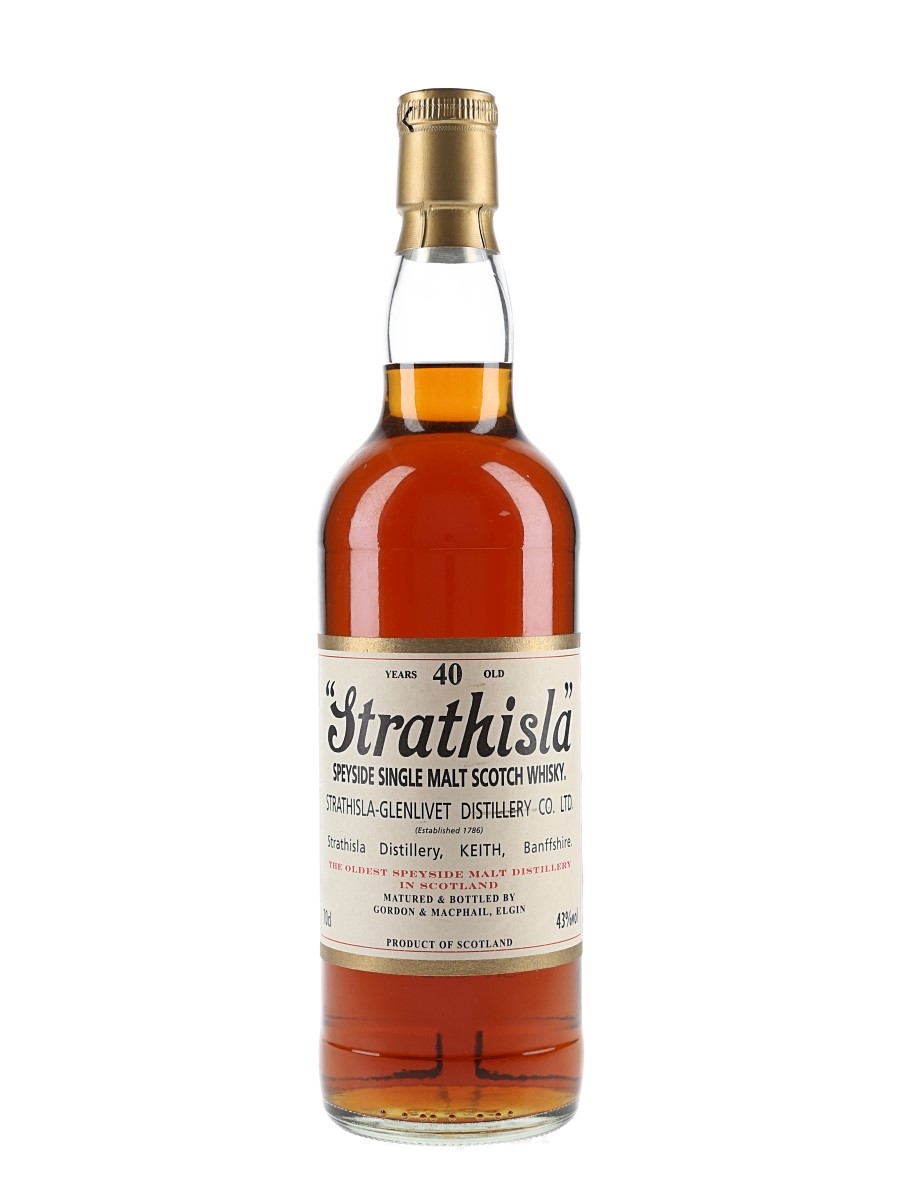 Strathisla 40 Year Old Bottled 2008 - Gordon & MacPhail 70cl / 40%