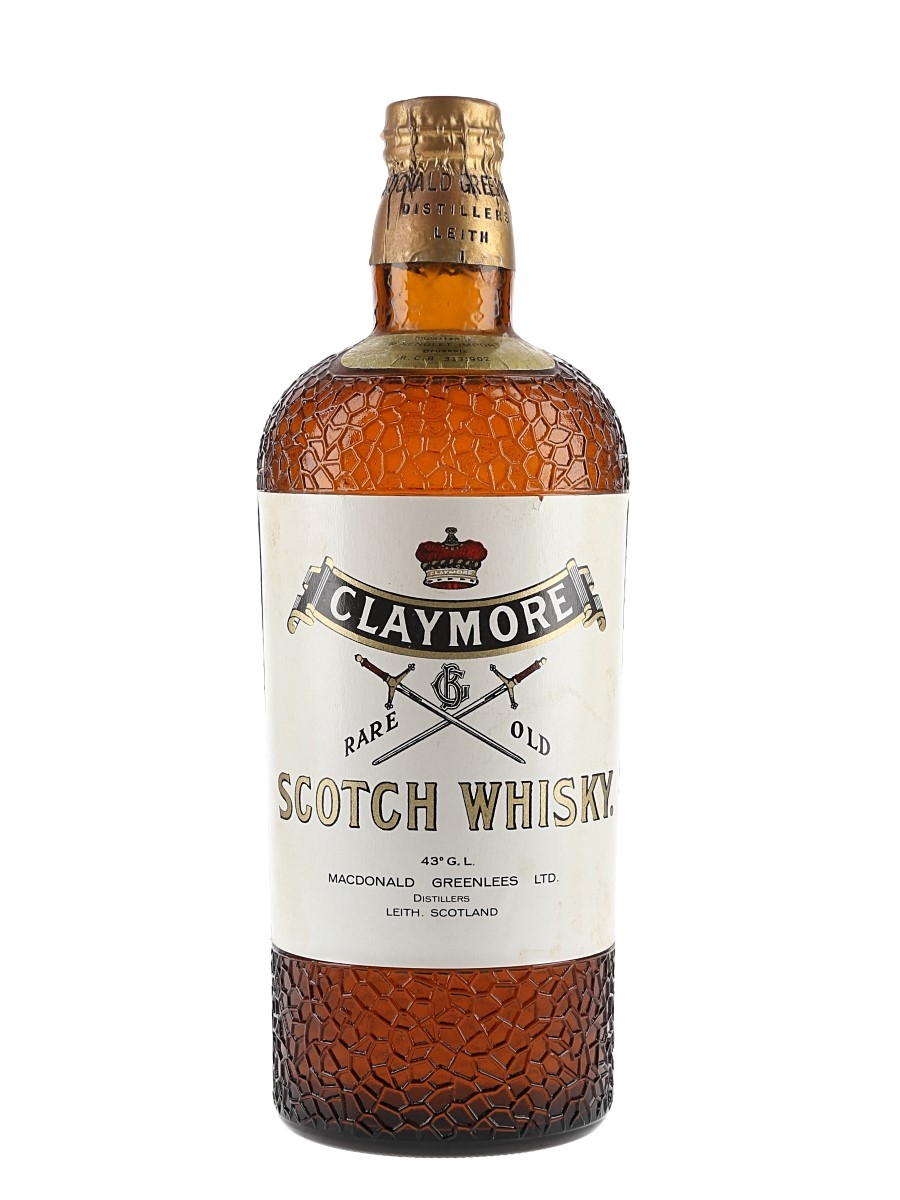 Claymore Spring Cap Bottled 1940s - Macdonald, Greenlees 75cl / 43%