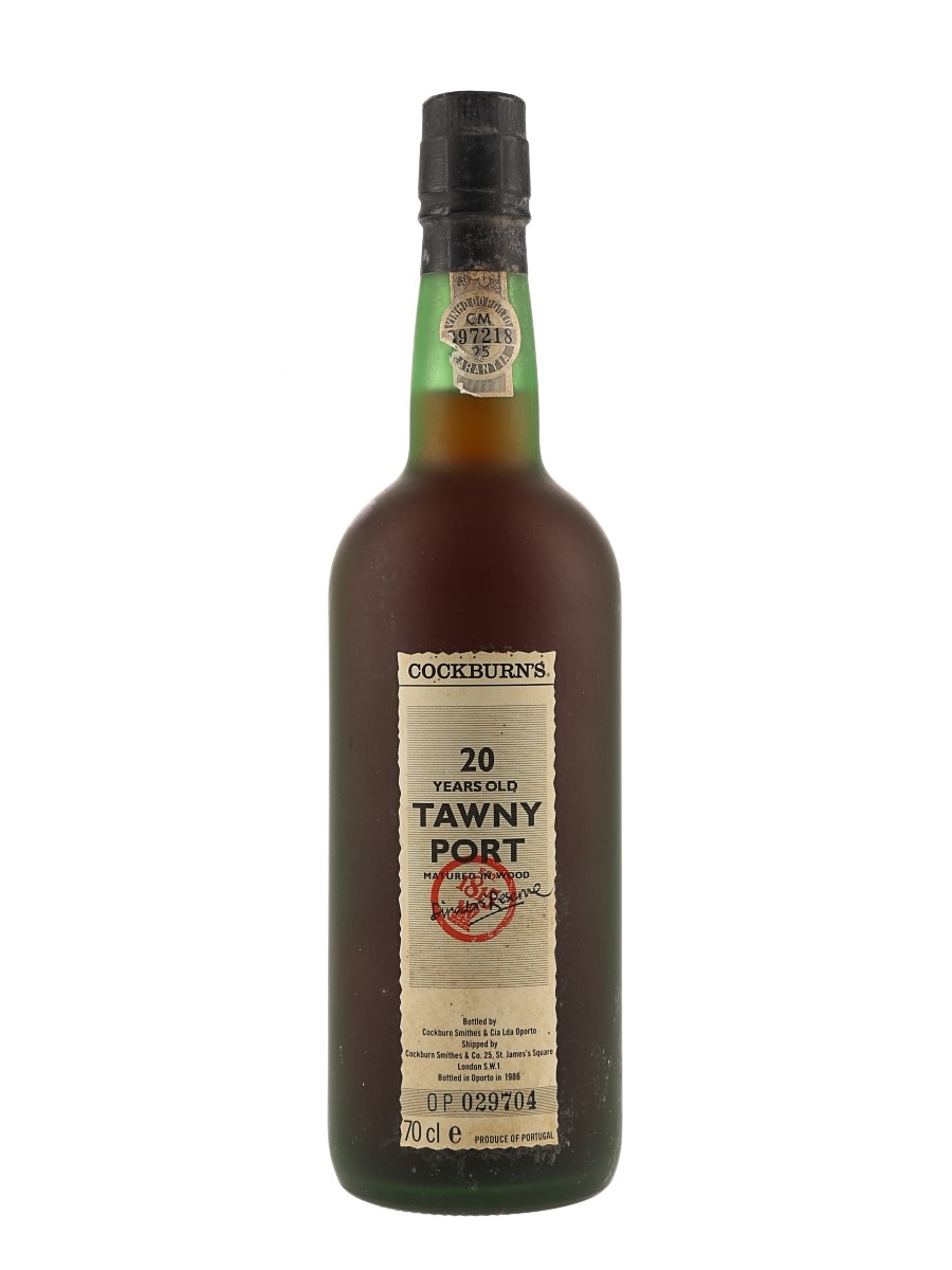 Cockburn's 20 Year Old Tawny Port Bottled 1986 70cl