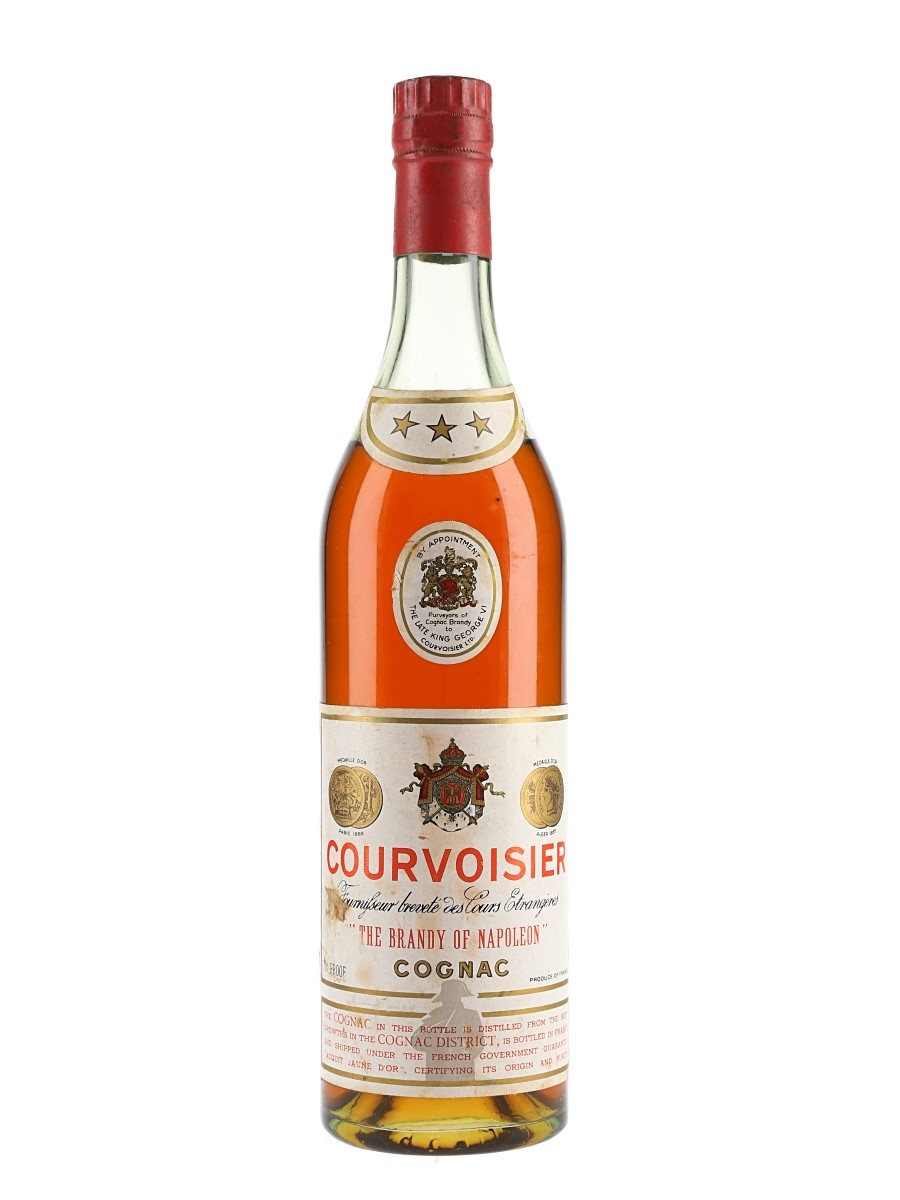 Courvoisier 3 Star Bottled 1950s-1960s 70cl / 40%