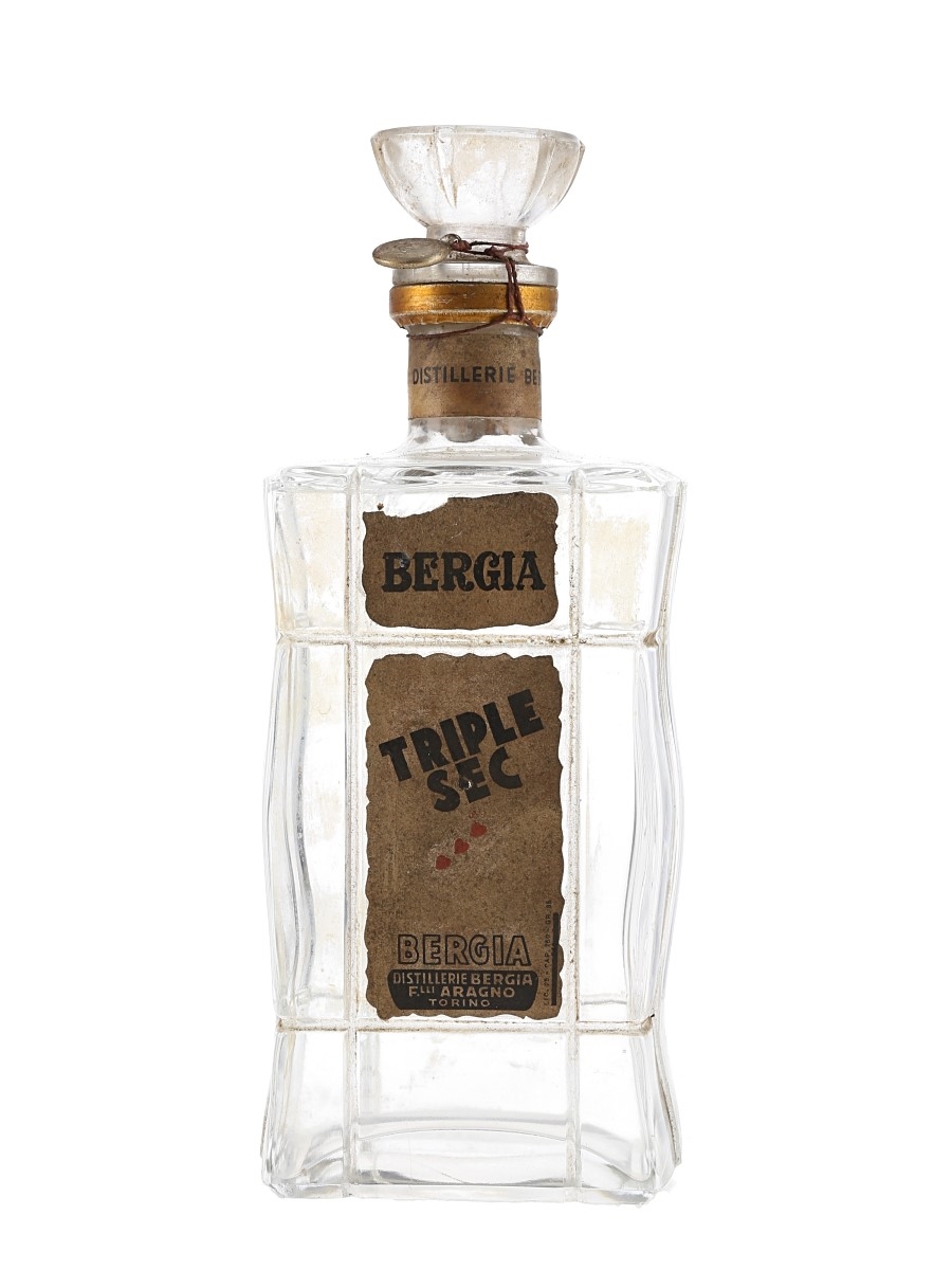 Bergia Triple Sec Bottled 1950s 75cl / 35%