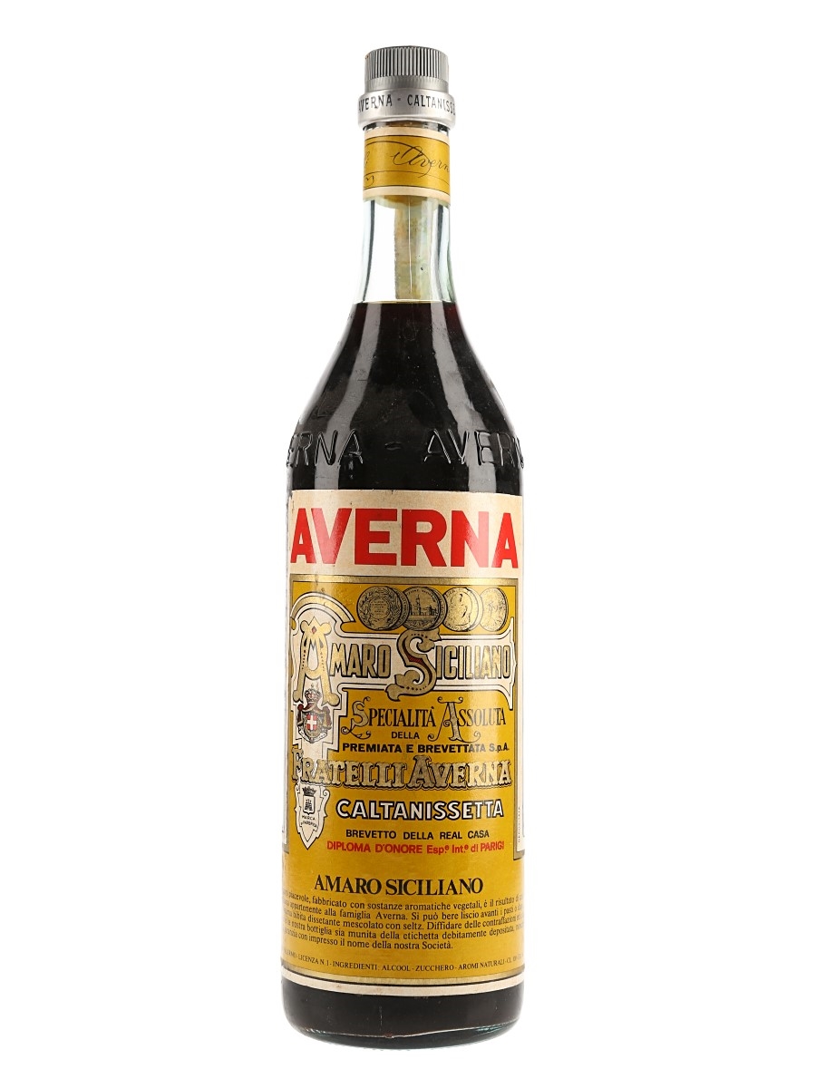 Fratelli Averna Amaro Siciliano Bottled 1980s 100cl / 34%