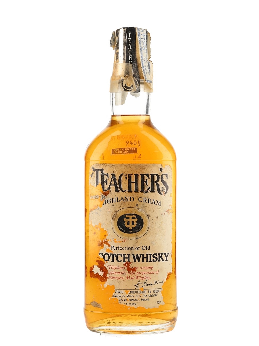 Teacher's Highland Cream Bottled 1980s 75cl / 43%
