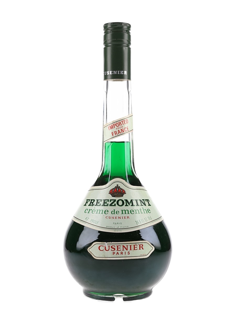Cusenier Freezomint Creme De Menthe Bottled 1970s 70cl / 27%
