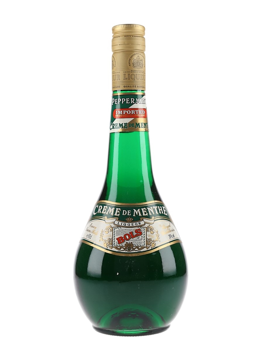 Bols Peppermint Creme De Menthe Bottled 1980s 70cl / 24%